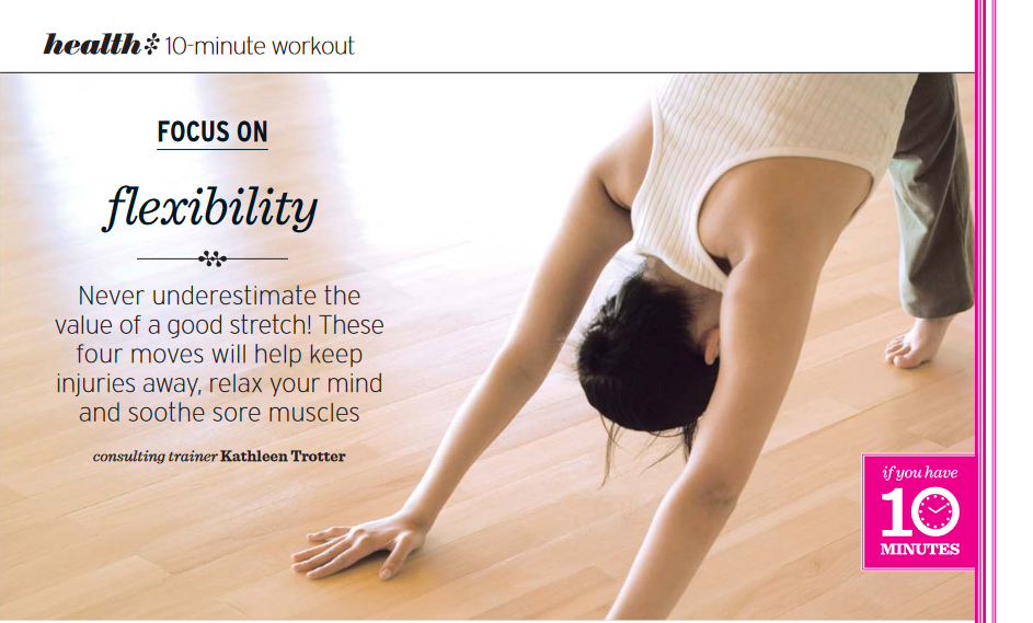 Chatelaine Article: Focus on Flexibility