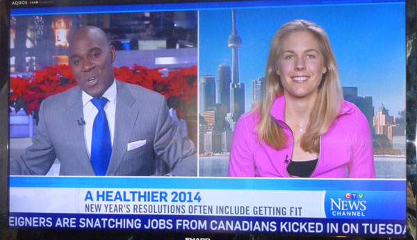 Kathleen on CTV News - A Healthier 2014 2