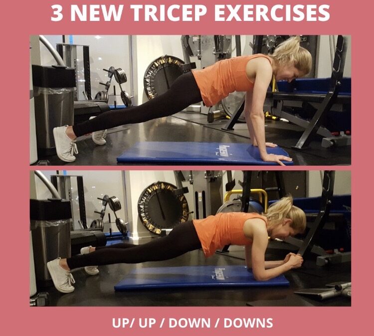 Three new tricep exercises